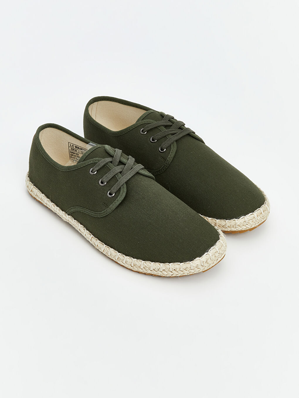 LCW STEPS Men's Espadrille Shoes with Woven Sole -S5EM19Z8-D2V
