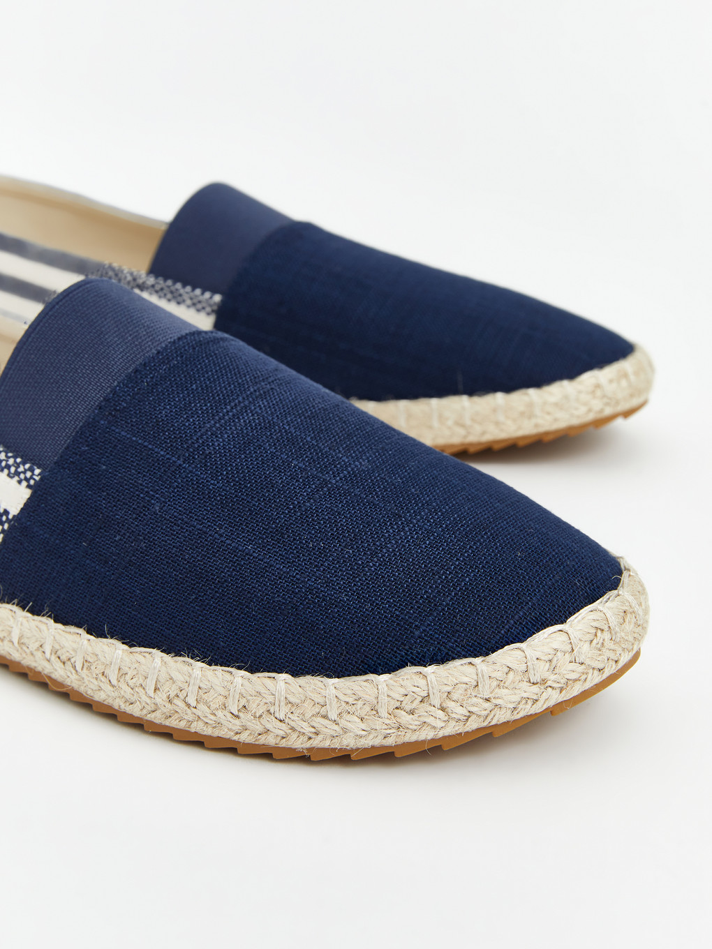 Espadrilles En Denim Homme Kentti - Semelle Tressée, Style Décontracté