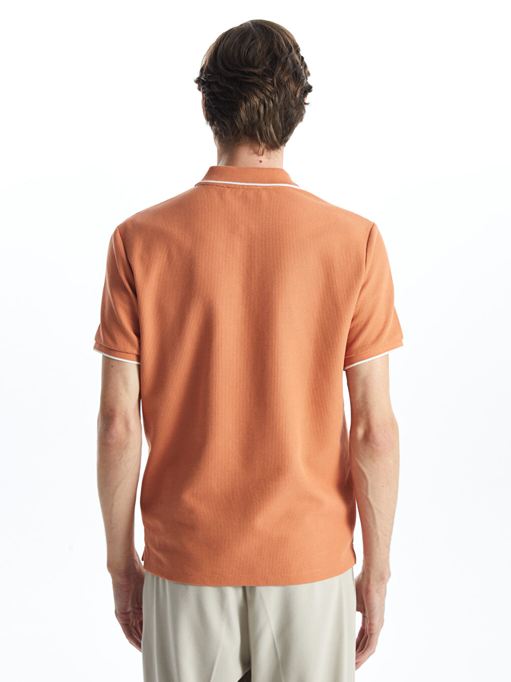 T-shirt homme col polo manches courtes-3