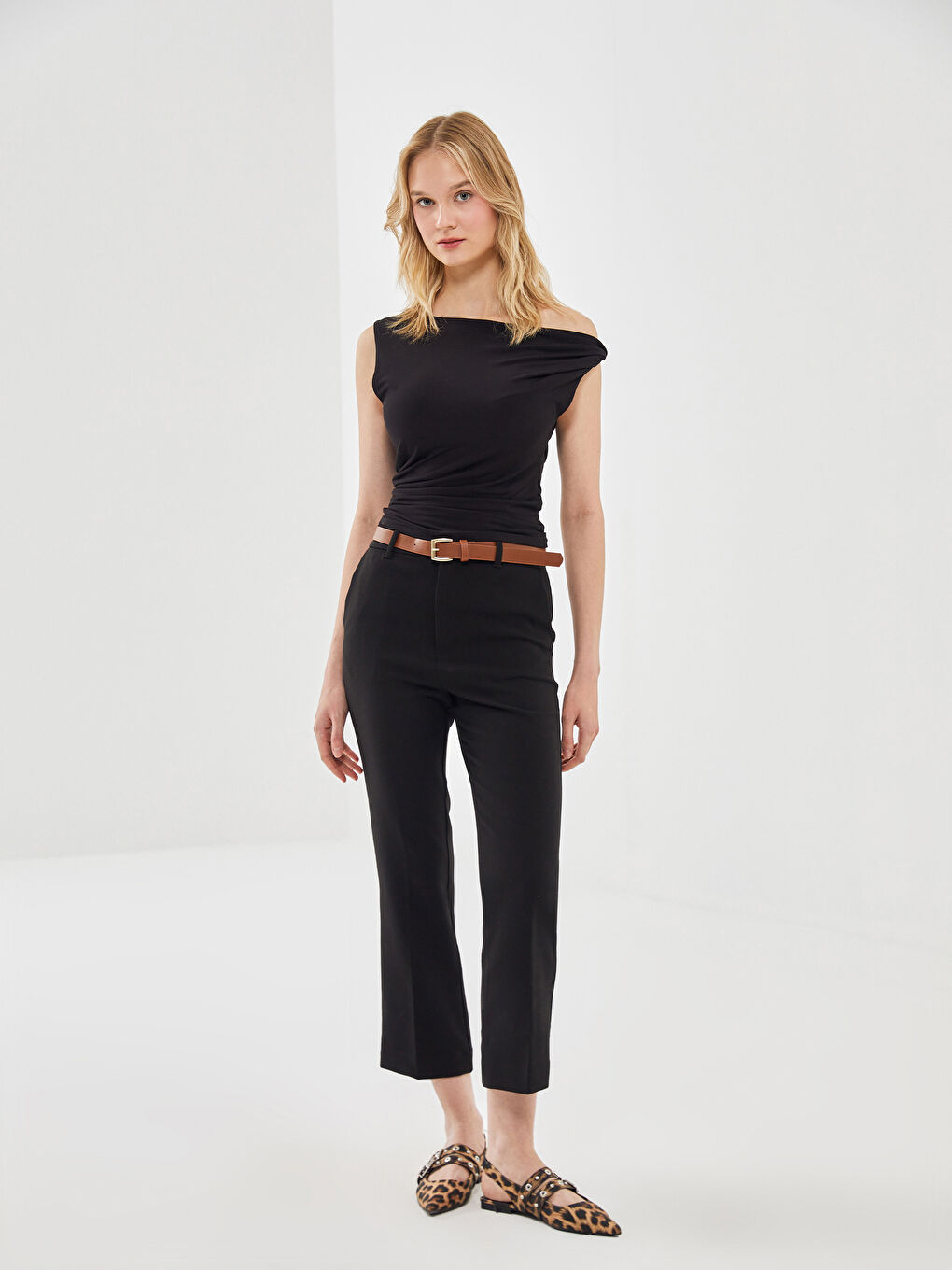 Slash Neck Women's Blouse -S5EM52Z8-CVL