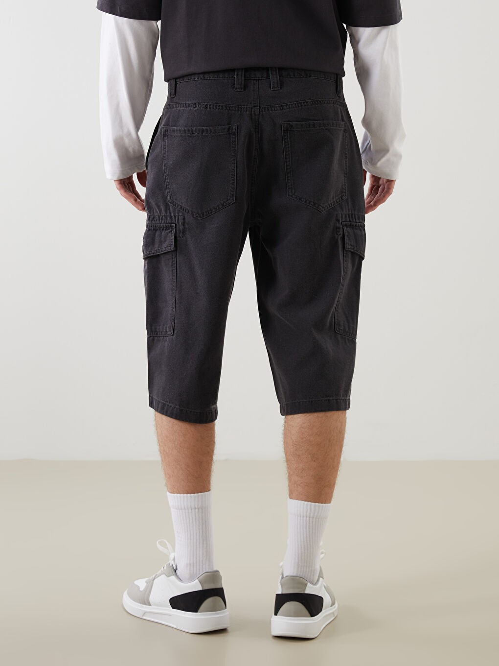 Standard Fit Men's Denim Shorts -S5EM60Z8-GRD