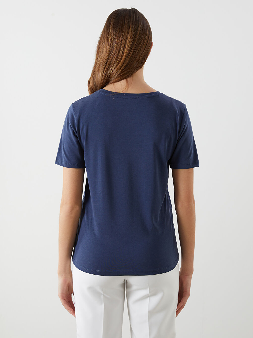 V Neck Women's T-Shirt -S5EM81Z8-R40