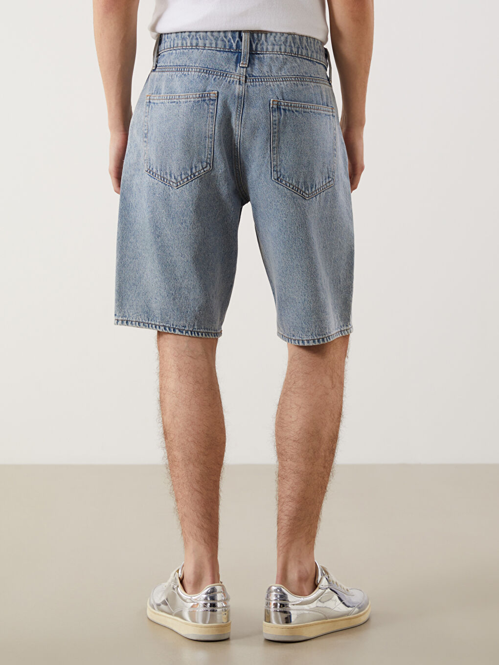 LCW Jeans Standard Fit Men's Denim Shorts -S5EM92Z8-311