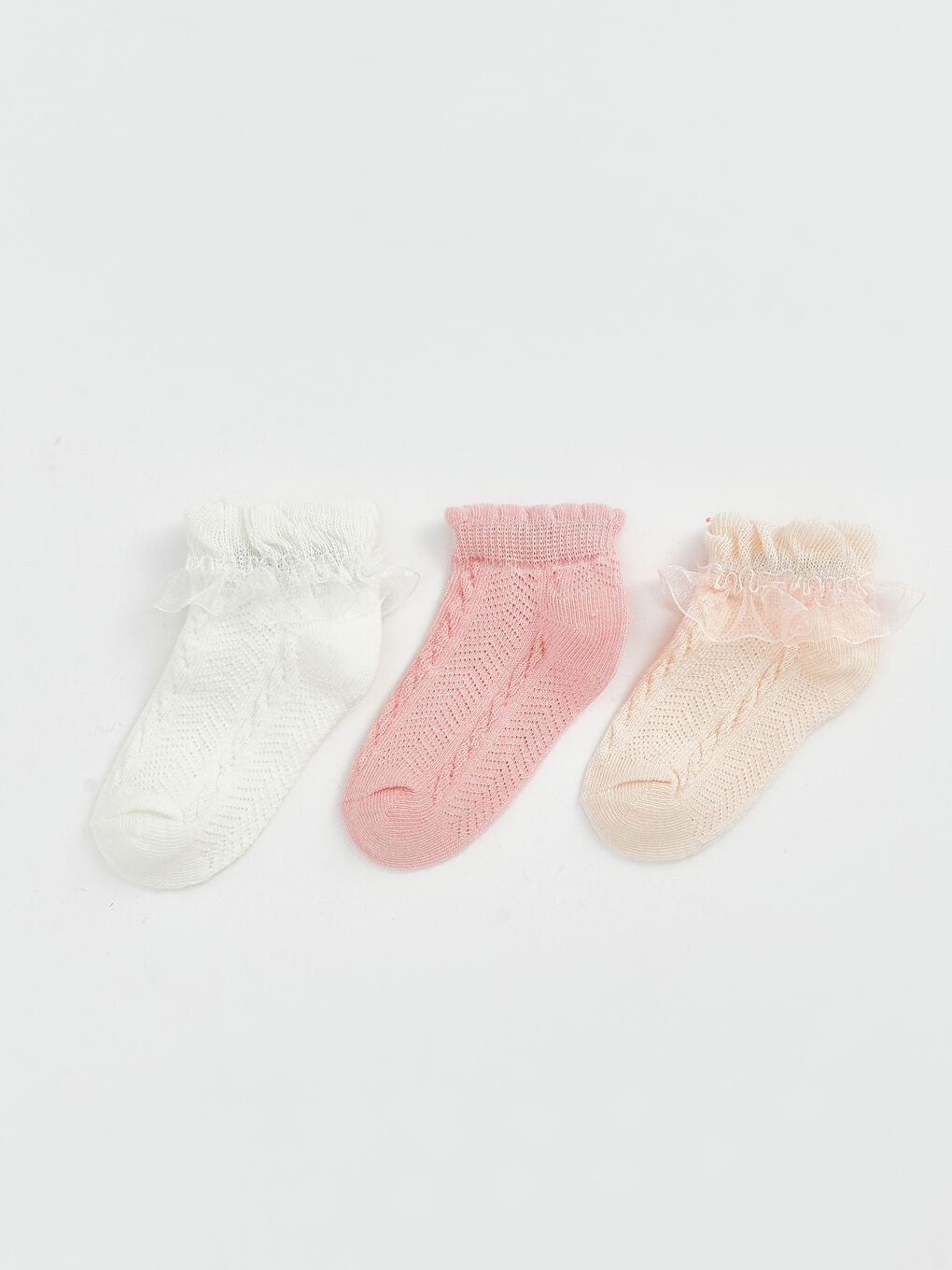 Baby Girl PINK Trainer Socks -S5EN35Z1-SBX