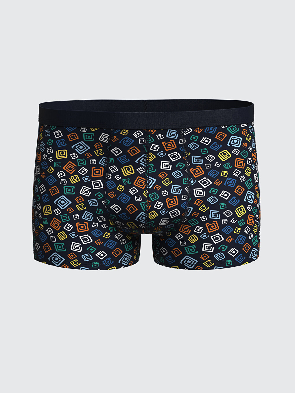 Lacivert Pamuklu Esnek Erkek Boxer-1