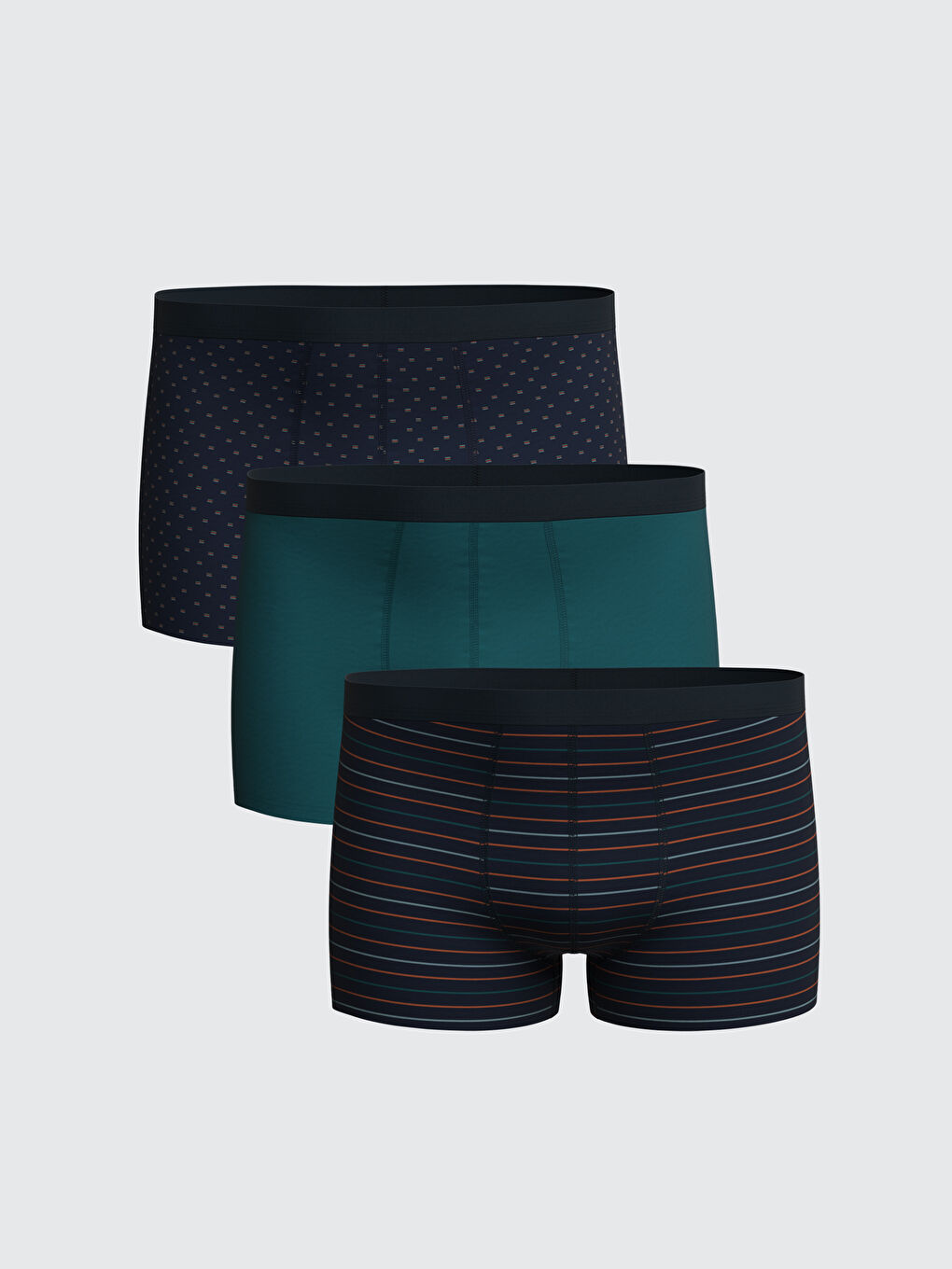Standard Fit Cotton Stretch Men's Boxer 3-pack -S5EN82Z8-LSJ