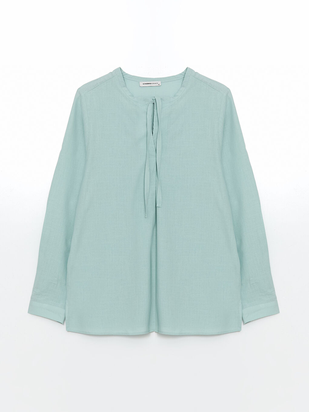 Tie Collar Women's Blouse -S5EN85Z8-FJY