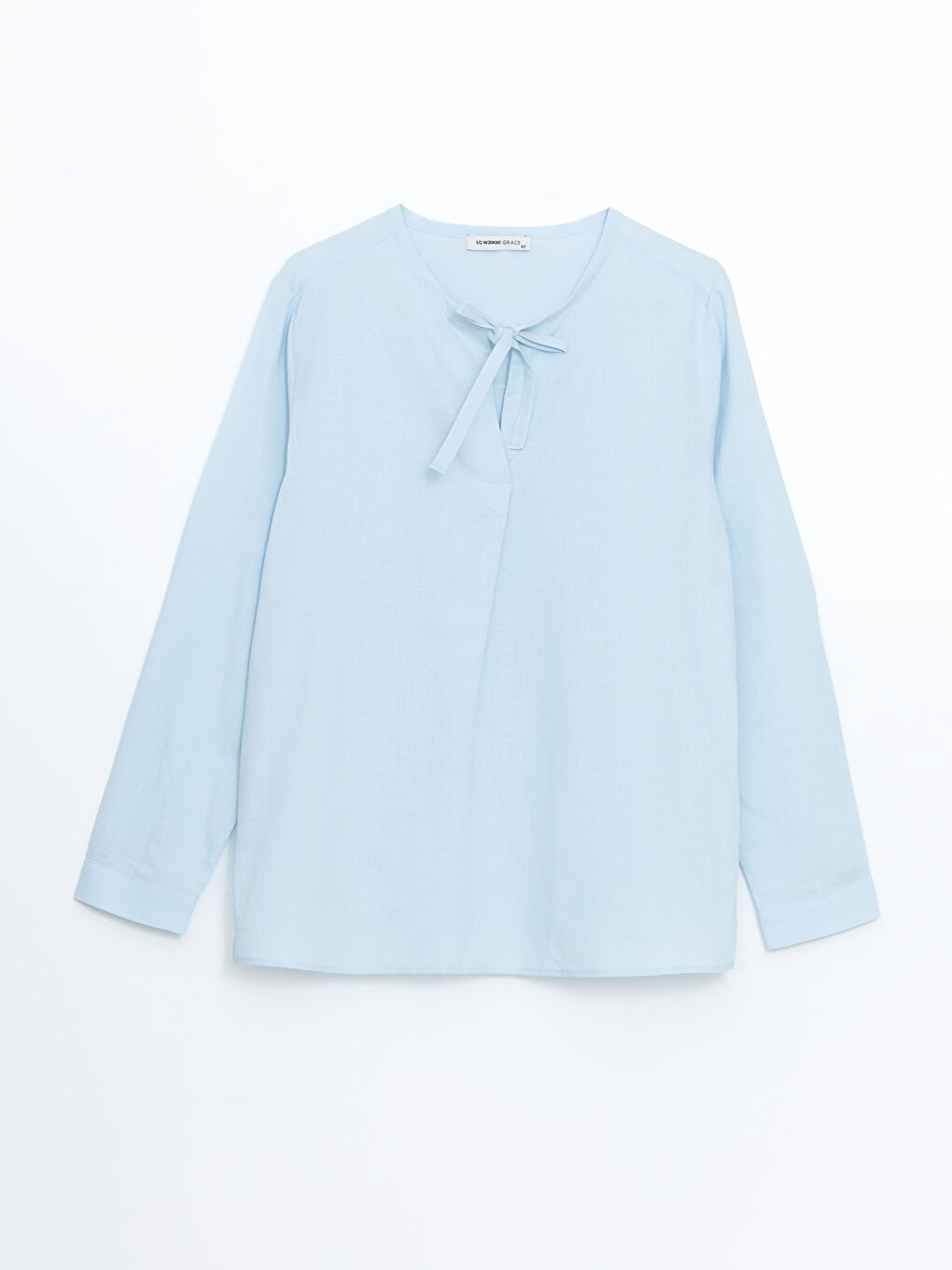 Tie Collar Women's Blouse -S5EN85Z8-PPZ