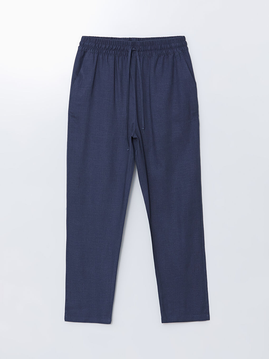 Elasticated Waist Relaxed Fit Women's Trousers -S5EO08Z8-R41