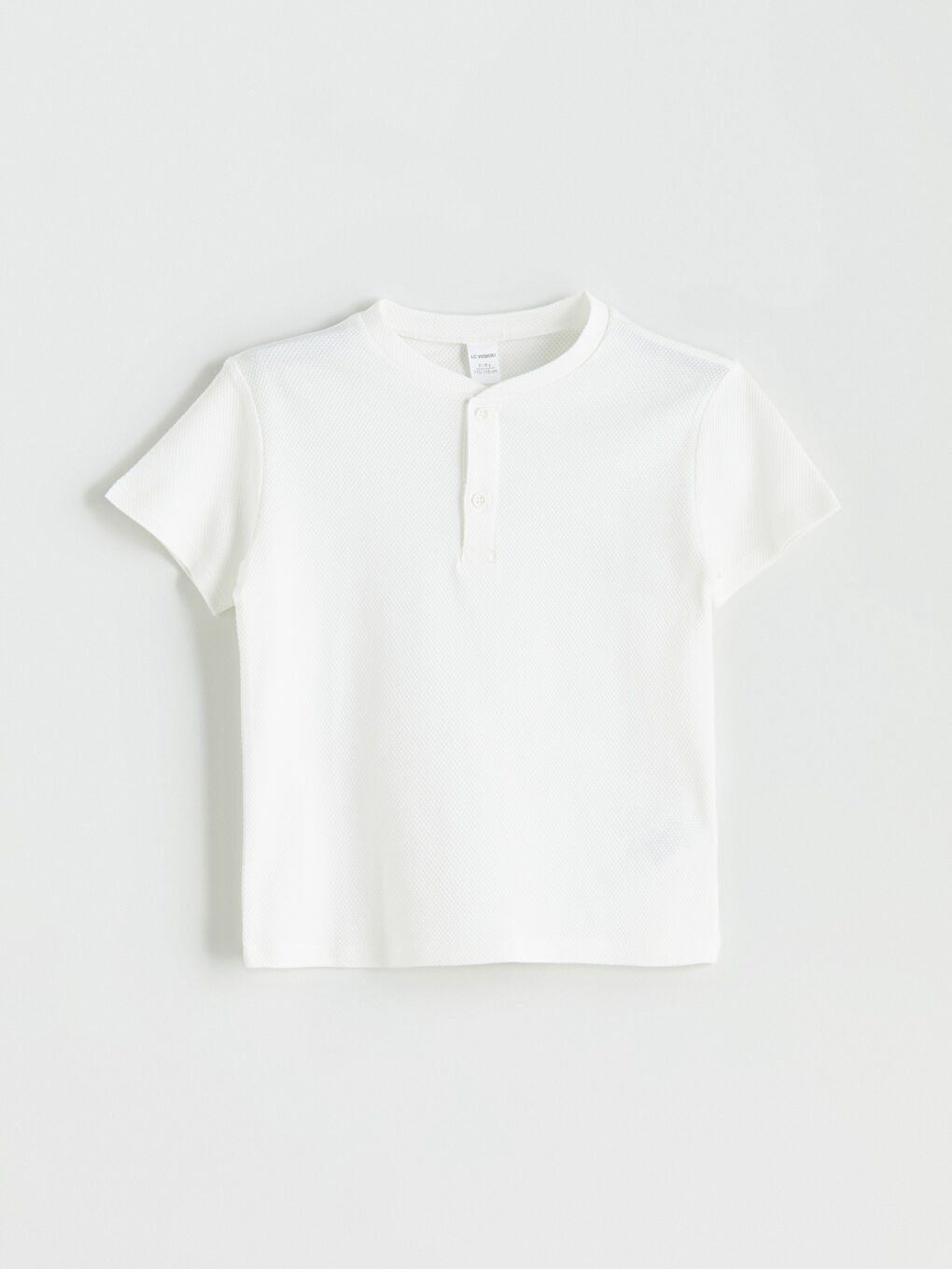 Ekru Hakim Yaka Erkek Çocuk Tişört