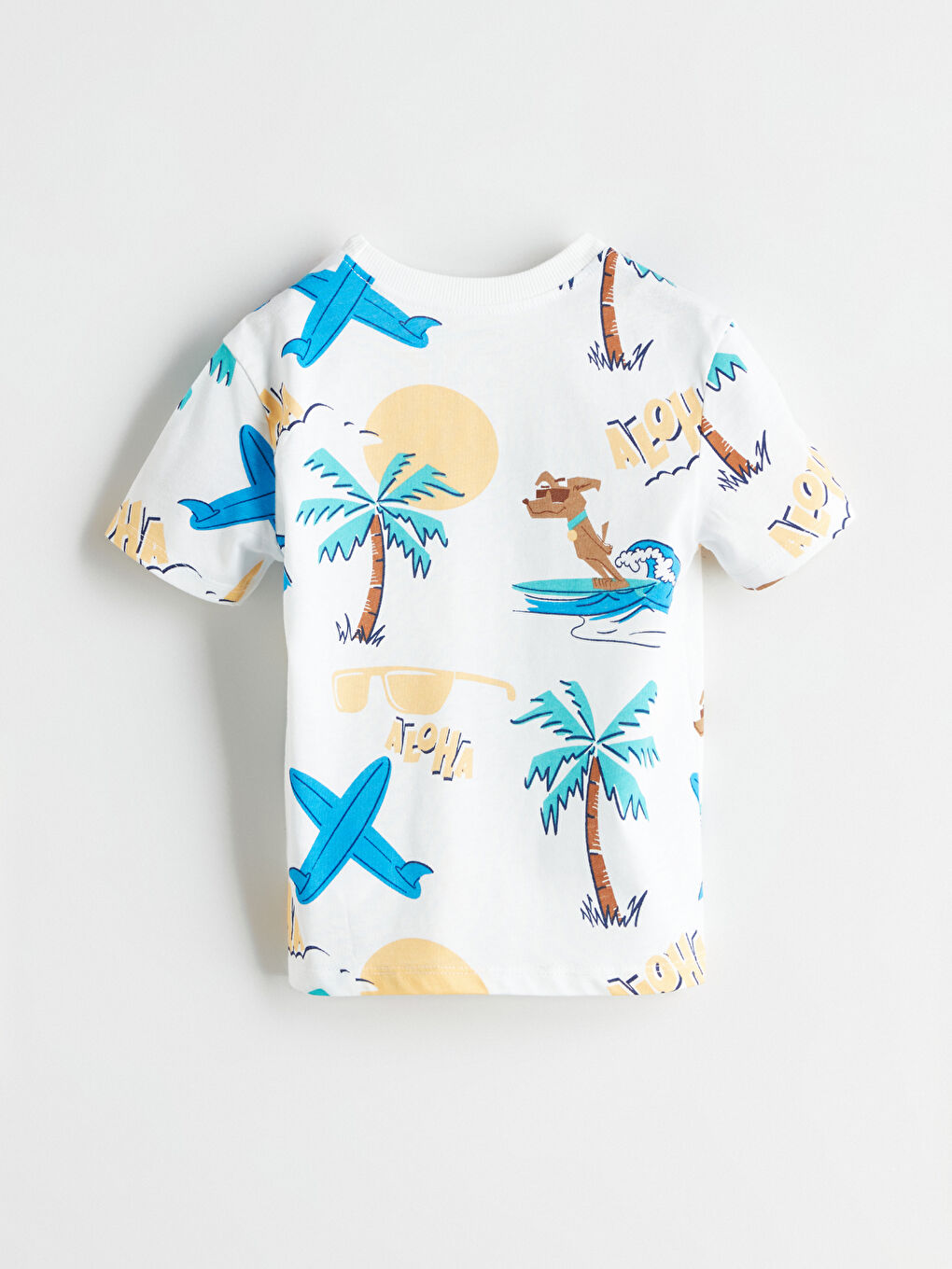 LCW Kids Crew Neck Printed Boys' T-Shirt -S5EO26Z1-LRA