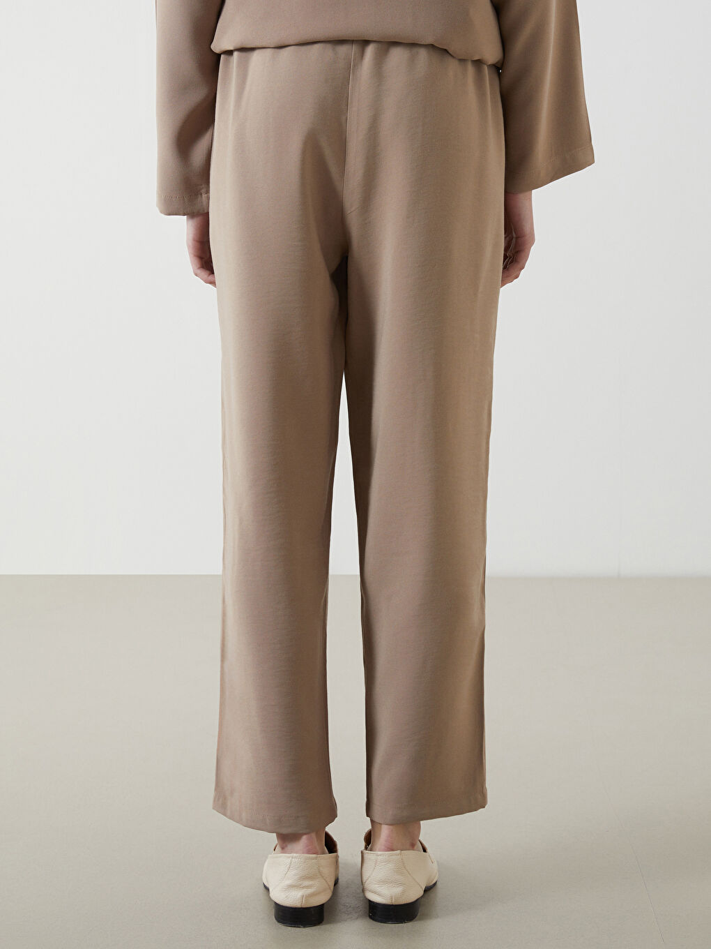 Carrot Cut Women Pants With Elastic Waist -S5EO41Z8-EHW