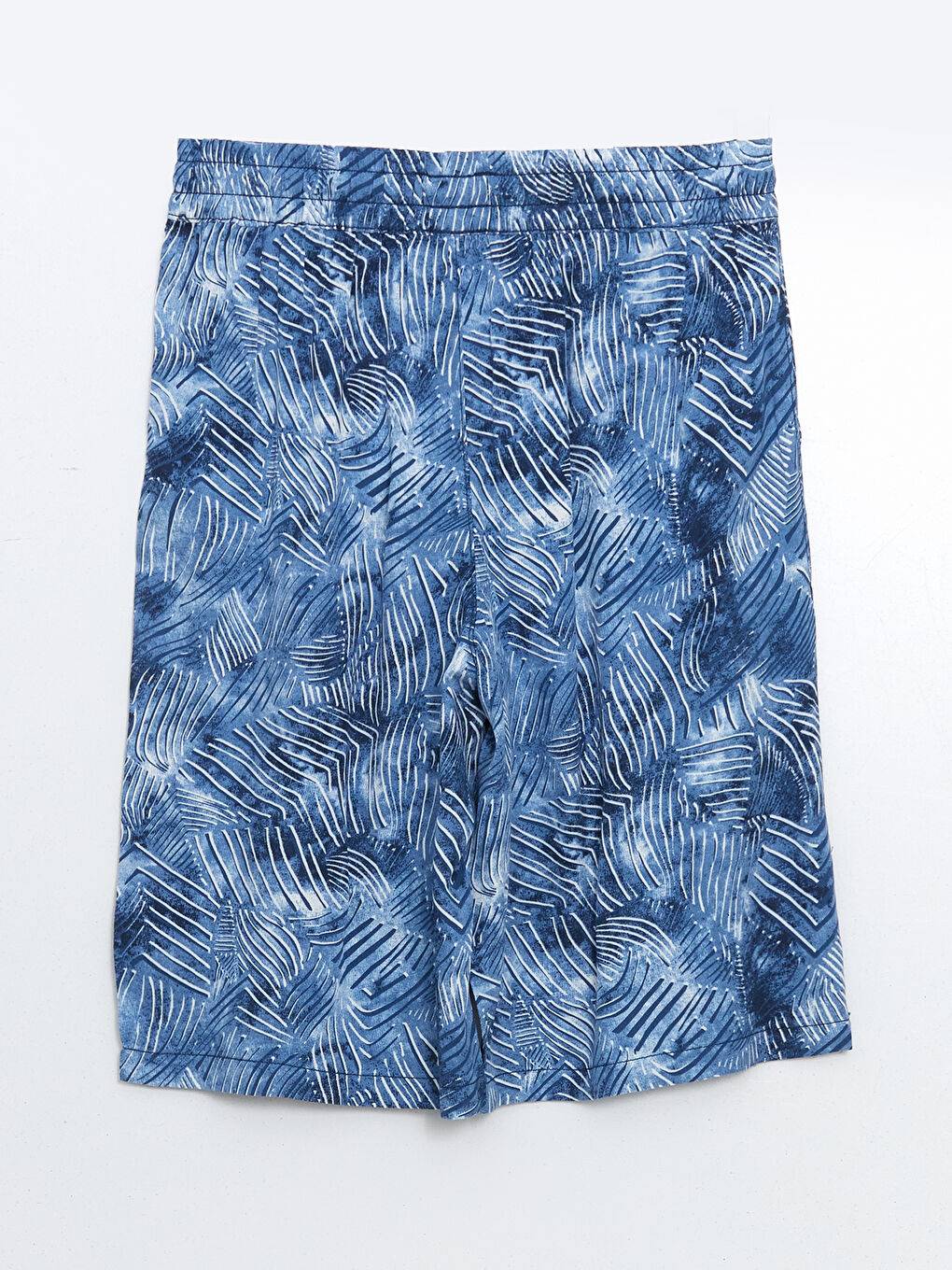 LCW Grace Elasticated Waist Patterned Women's Shorts -S5EO47Z8-LSJ