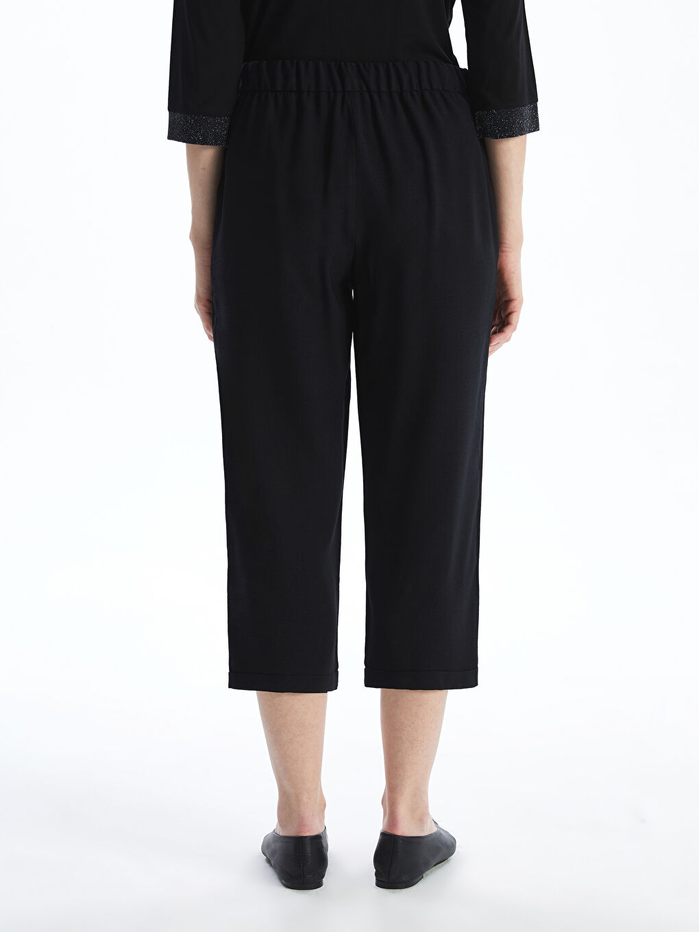 Elastic Waist Capri -S5EO48Z8-CVL