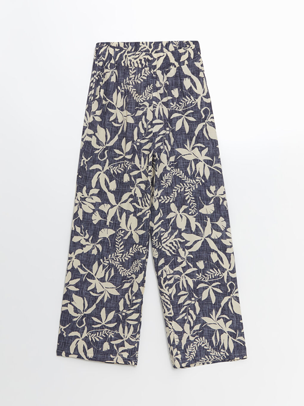 Elastic Waist Patterned Women's Trousers -S5EO52Z8-F9C