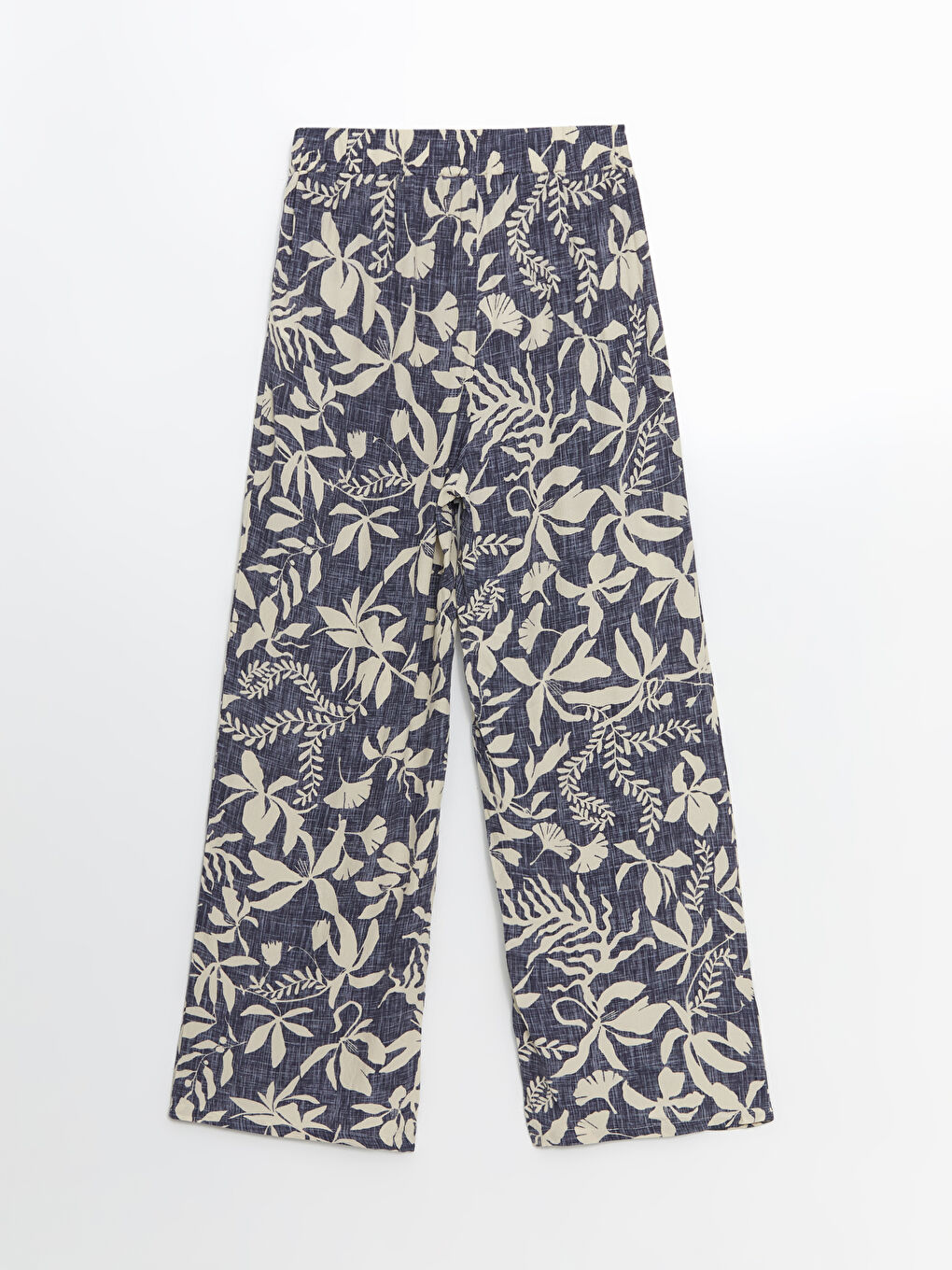 Elastic Waist Patterned Women's Trousers -S5EO52Z8-F9C