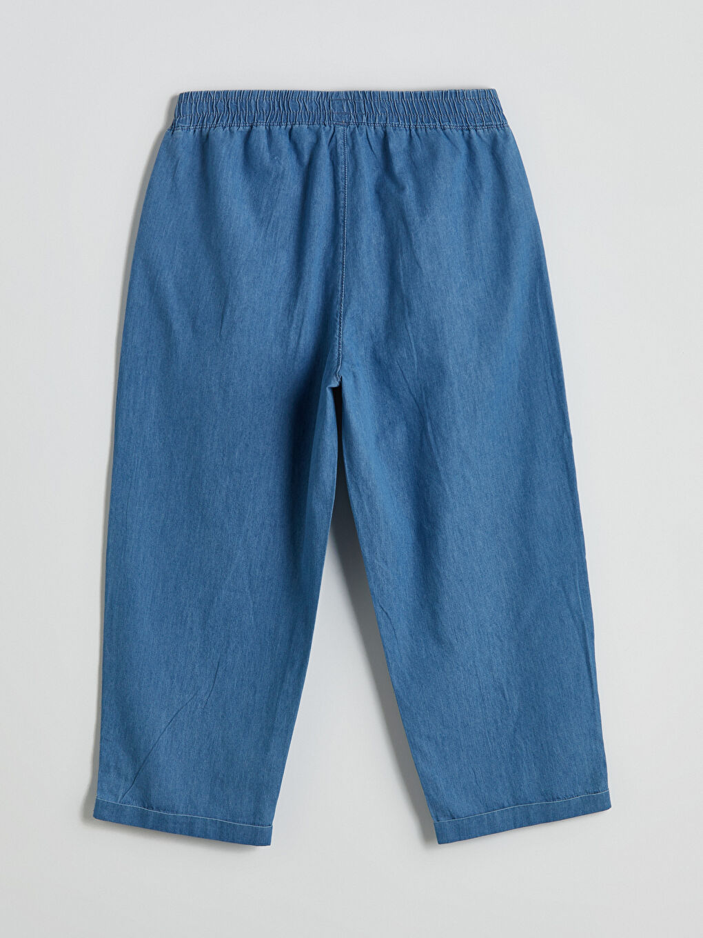 LCW Grace Elasticated Waist Women's Denim Capri -S5EO55Z8-315