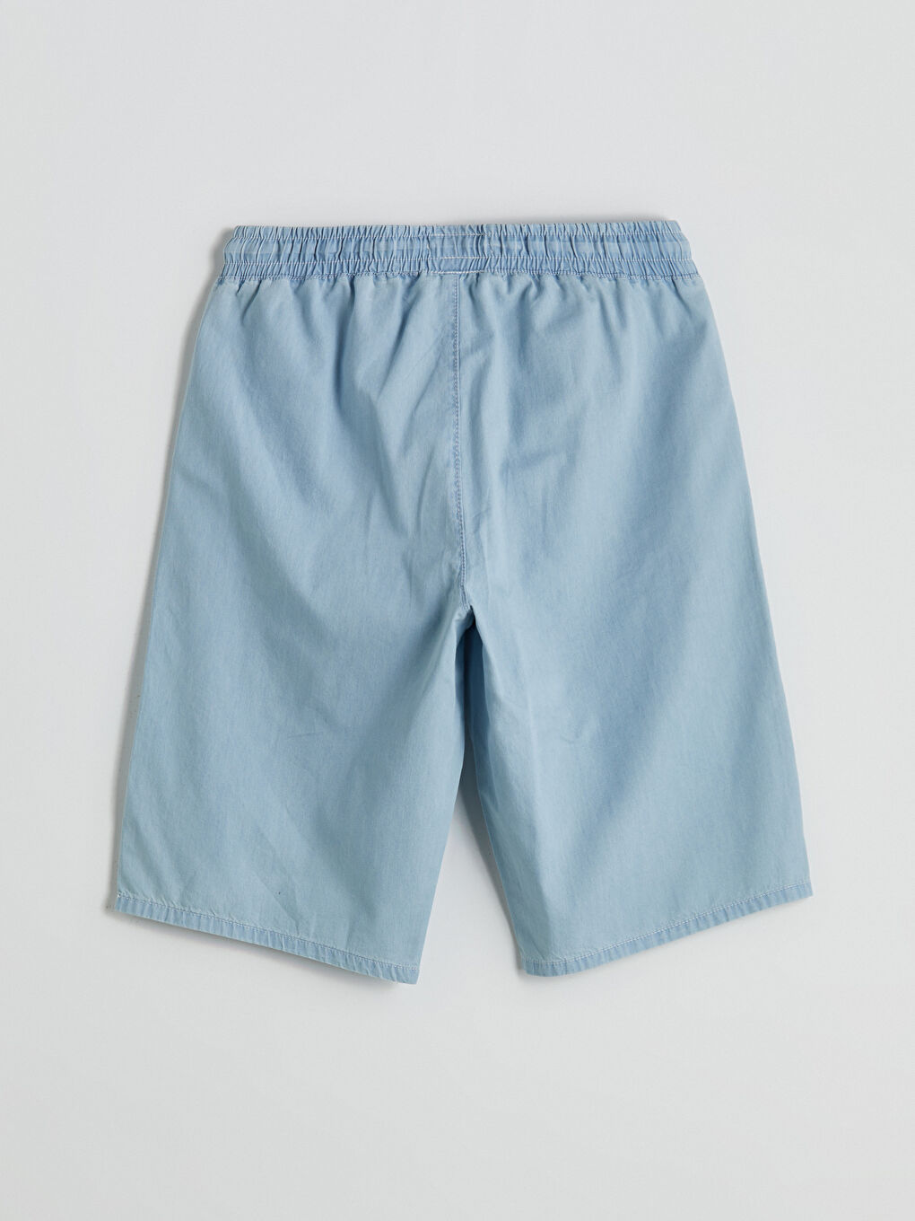 Elastic Waist Standard Fit Women's Jean Shorts -S5EO59Z8-315