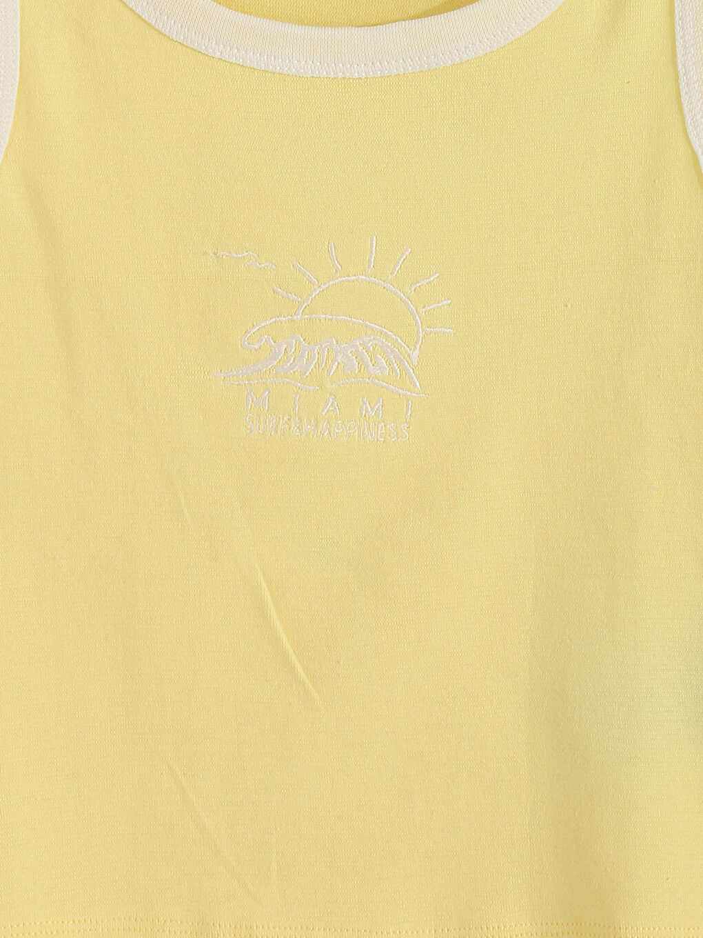 Crew Neck Printed Girls' Tank Top-3