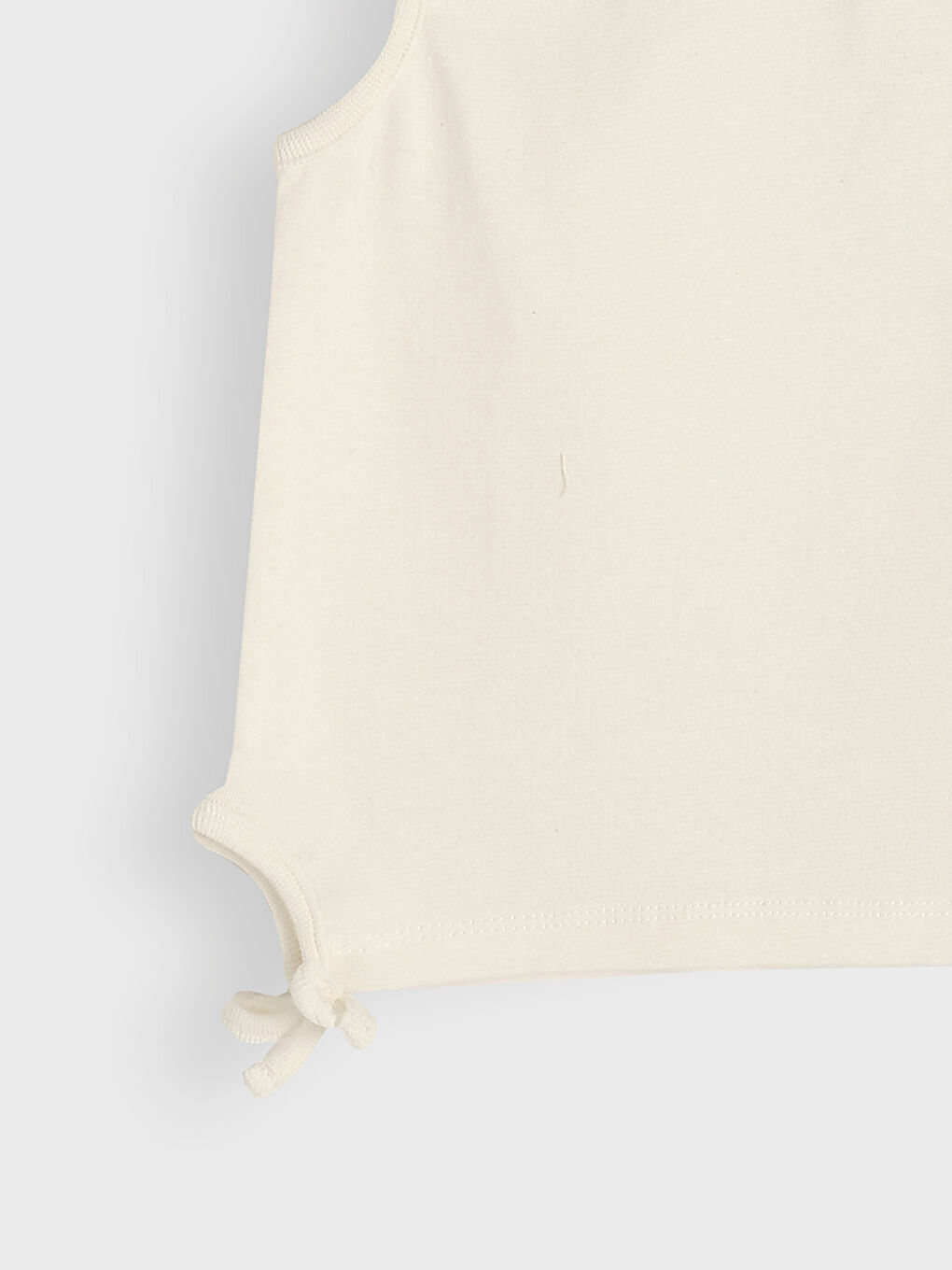 Crew Neck Girl's Crop Singlet-2