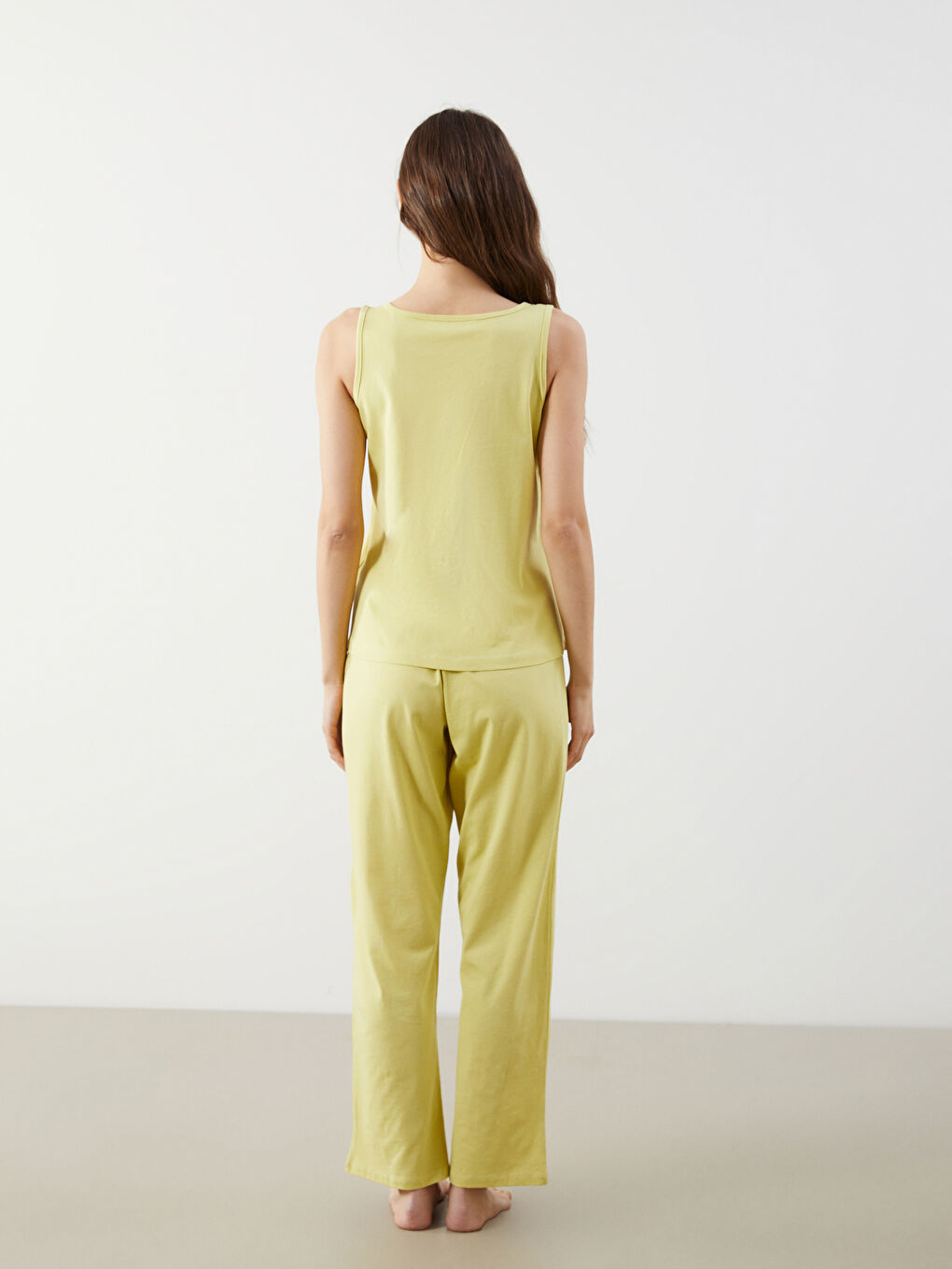 U-Neck Printed Women’S Pajama Set -S5EP78Z8-FKB