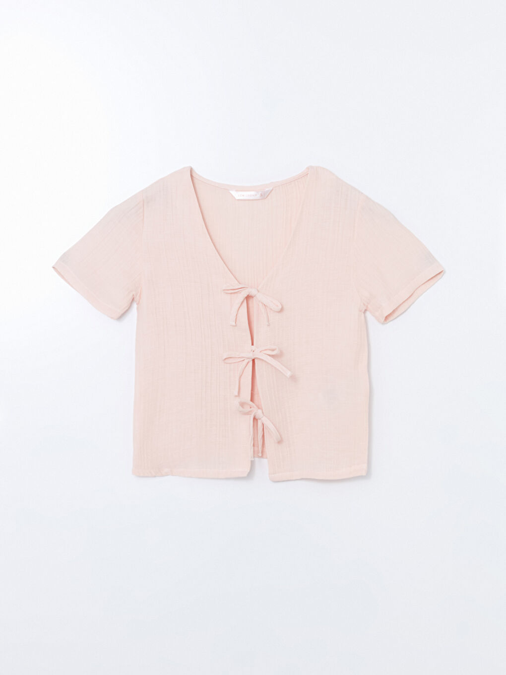 V-Neck Women's Pajama Set with Shorts -S5EP83Z8-FQK