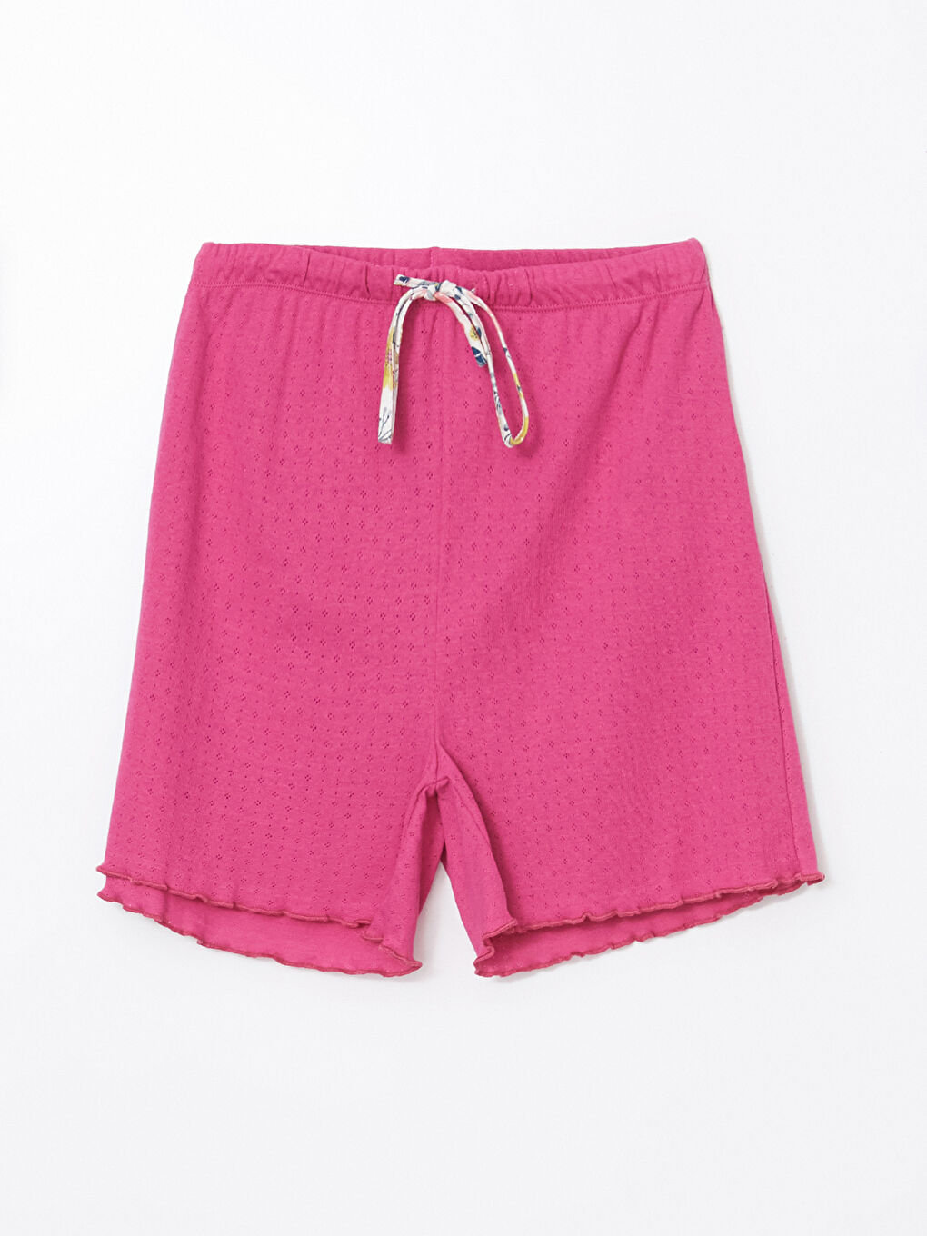 U-Neck Self-Patterned Strappy Women'S Shorts Pajama Set -S5EP85Z8-GRK
