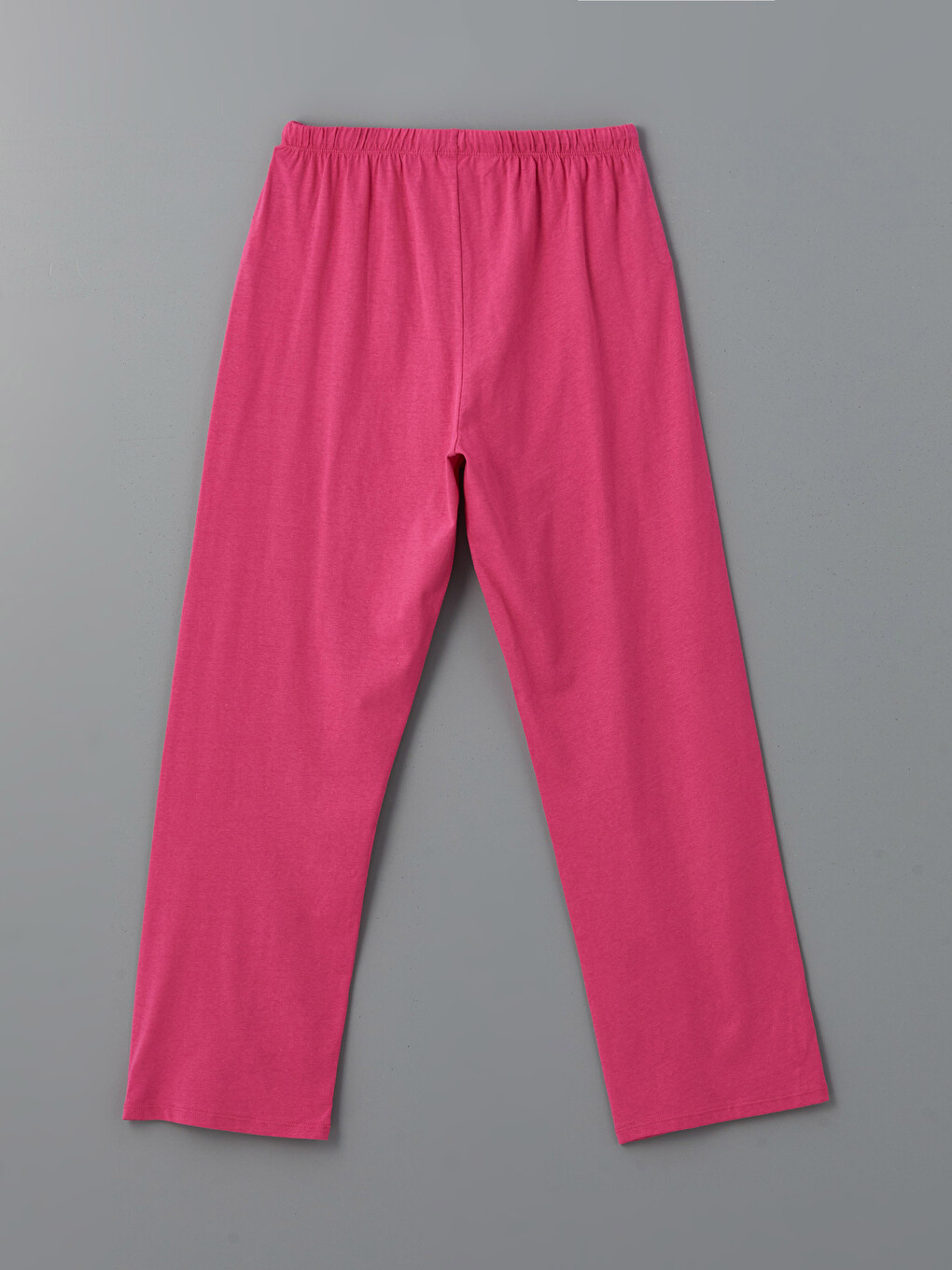 Pembe Beli Lastikli Kadın Pijama Altı-1