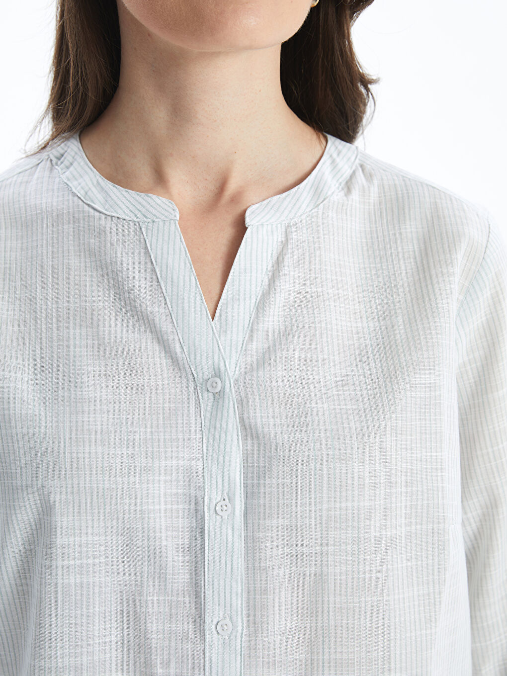 Regular Fit Women's Shirt -S5EQ01Z8-LFN