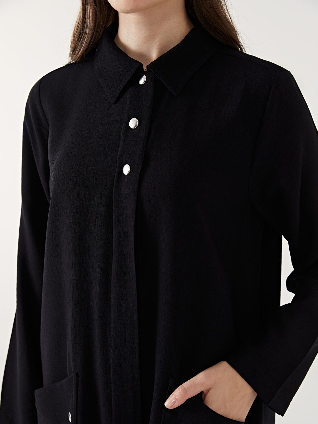 فستان أسود امرأة -S5EQ03Z8-CVL