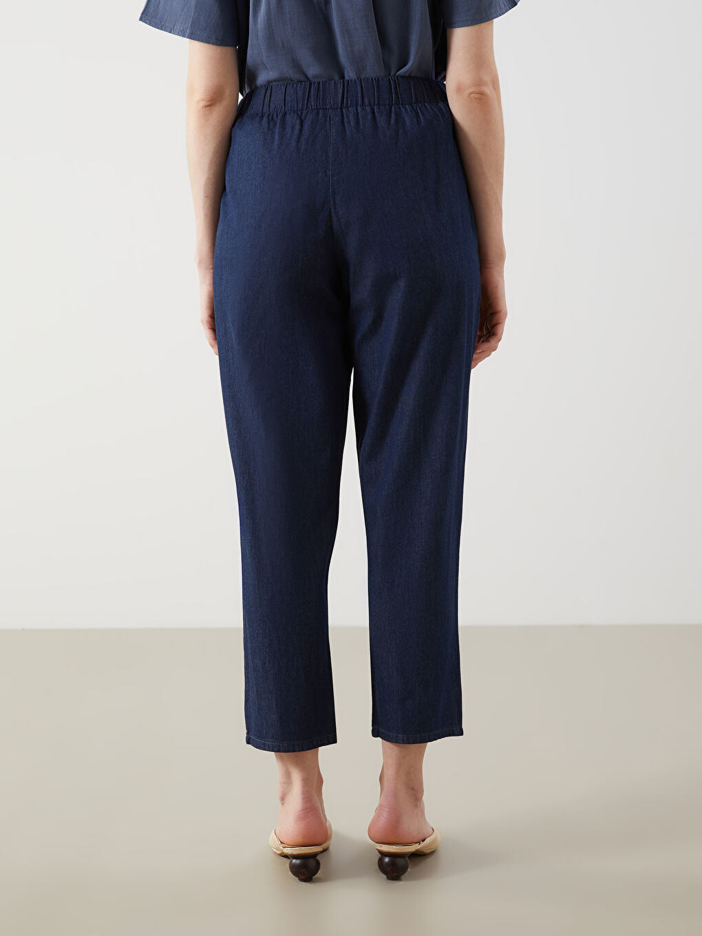 Elasticated Waist Women's Trousers -S5EQ12Z8-HNE