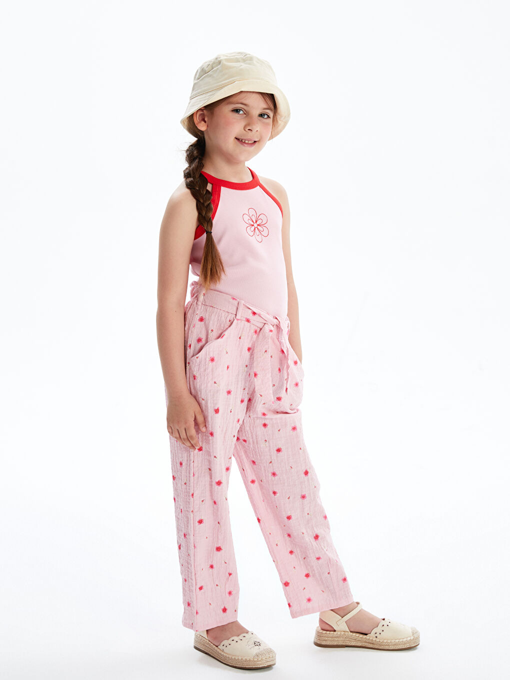 Girl PINK Trousers -S5EQ68Z1-LT4
