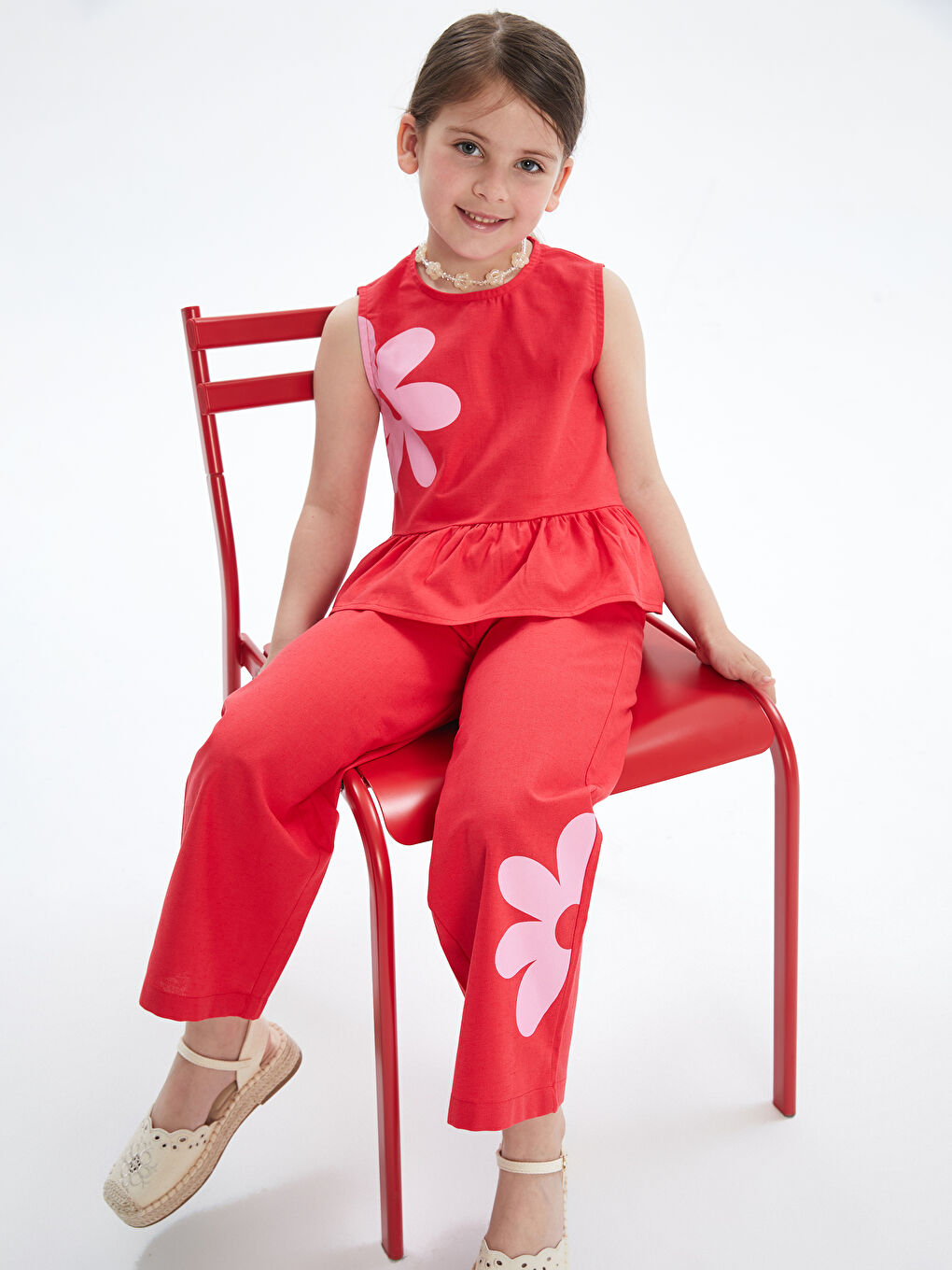 Floral Girls' Blouse and Trousers 2 Pack -S5EQ71Z1-GXV