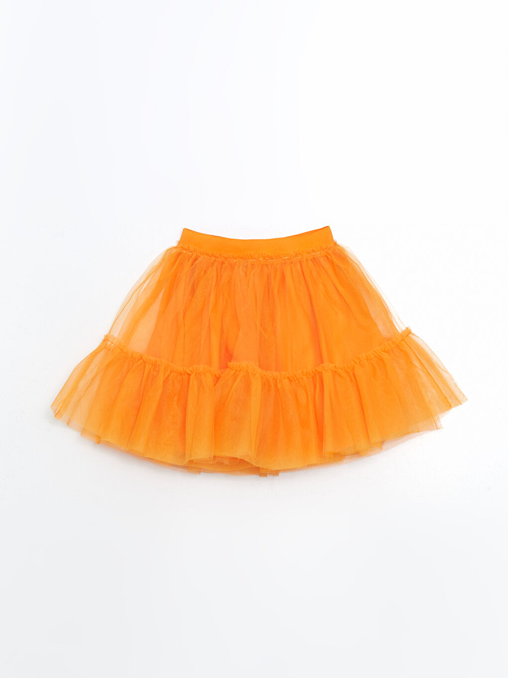 LCW Kids Turuncu Beli Lastikli Kız Çocuk Tütü Etek - 1