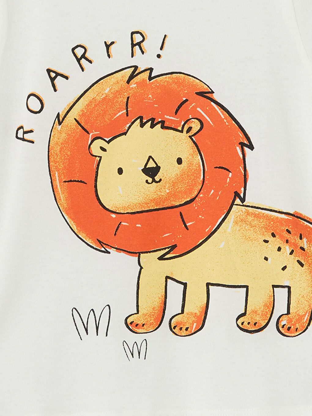 Lion Print Baby Boys' Short Pyjama Set -S5EQ86Z1-FDU