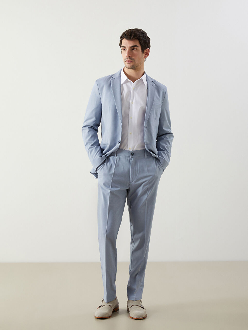 Slim Fit Men's Trousers -S5ER17Z8-FZ7