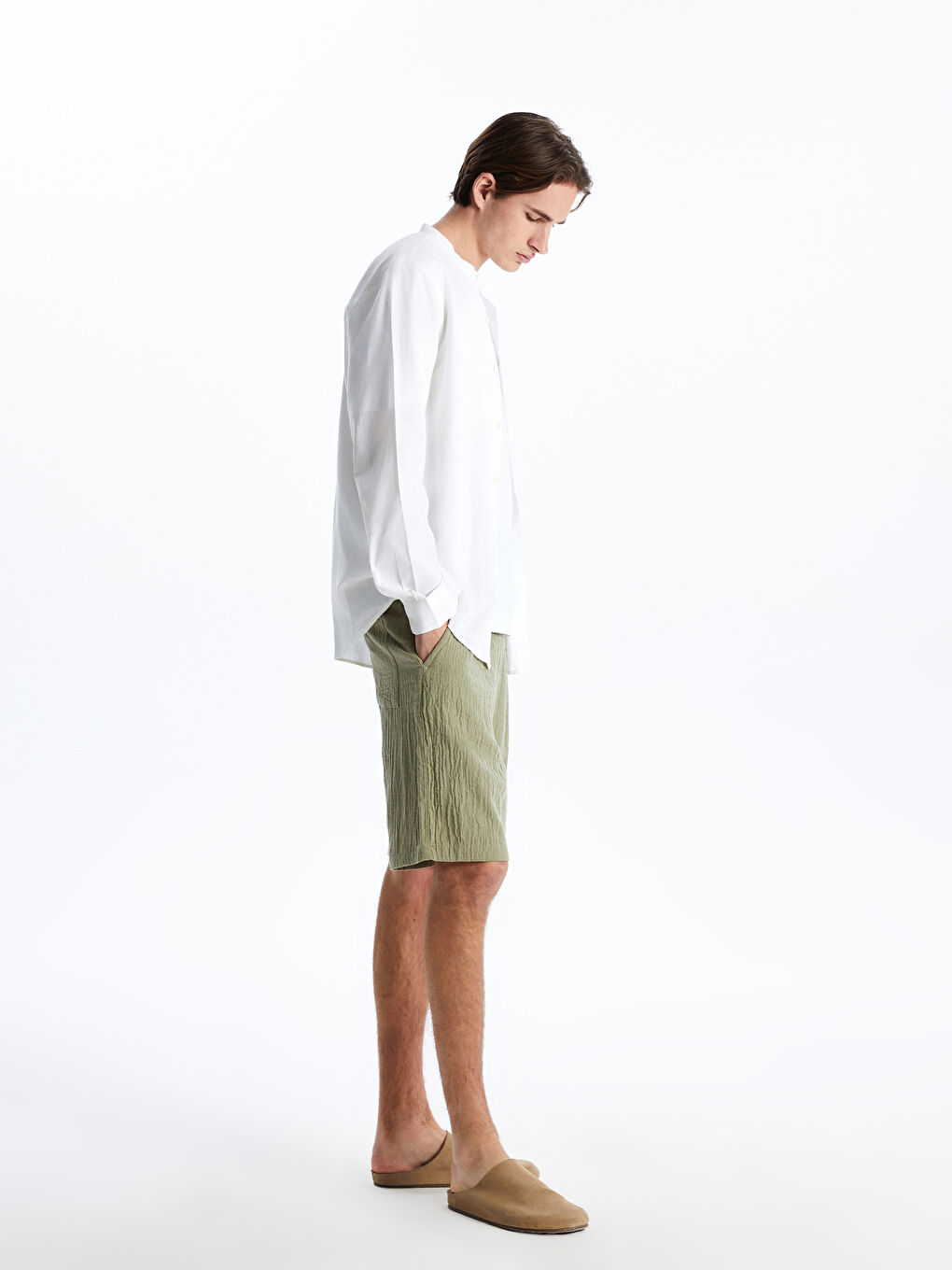 XSIDE Man GREEN Shorts -S5ER30Z8-Z4A