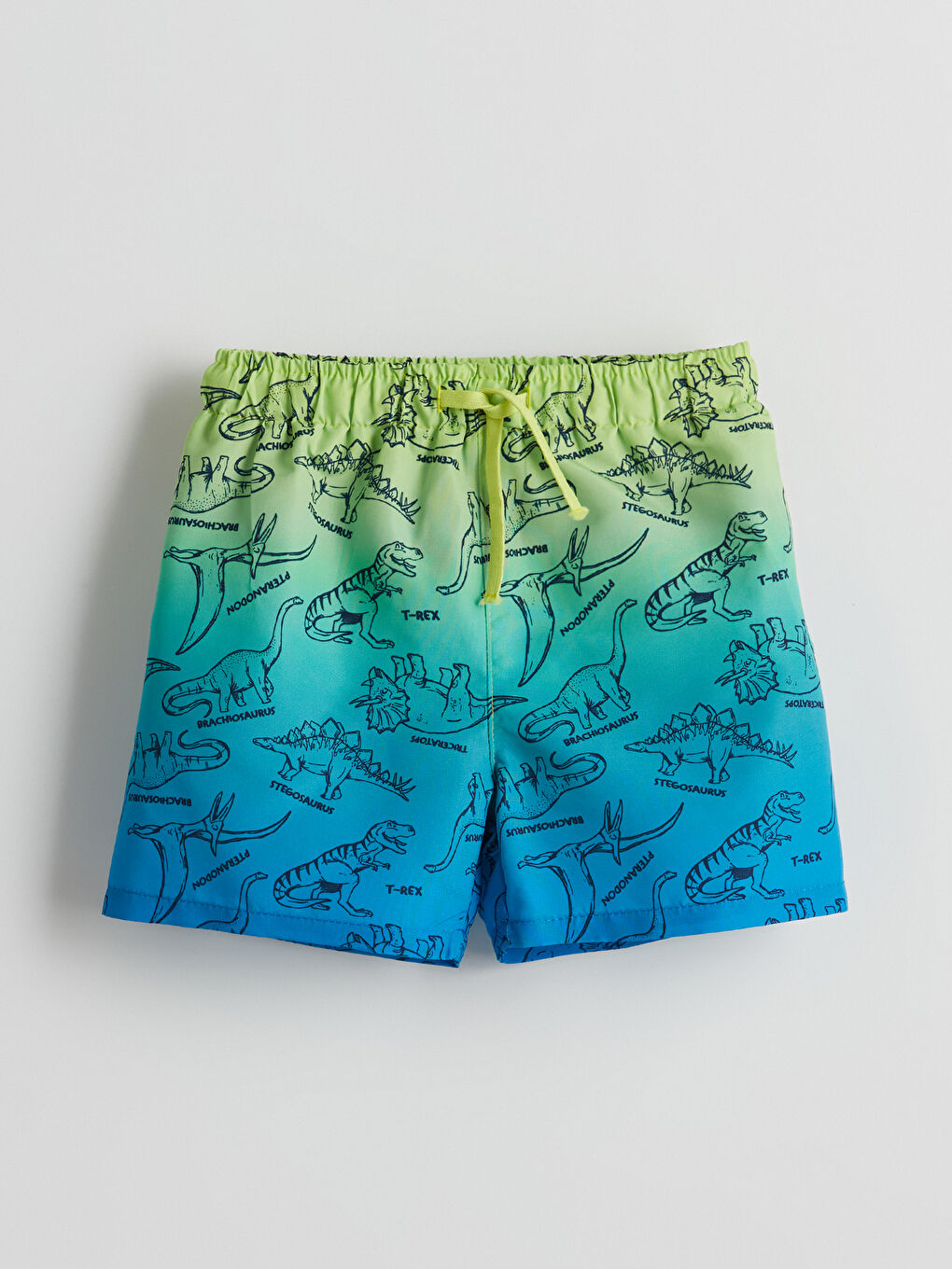Elastic Waist Printed Boy’S Swim Shorts -S5ER42Z1-LQQ