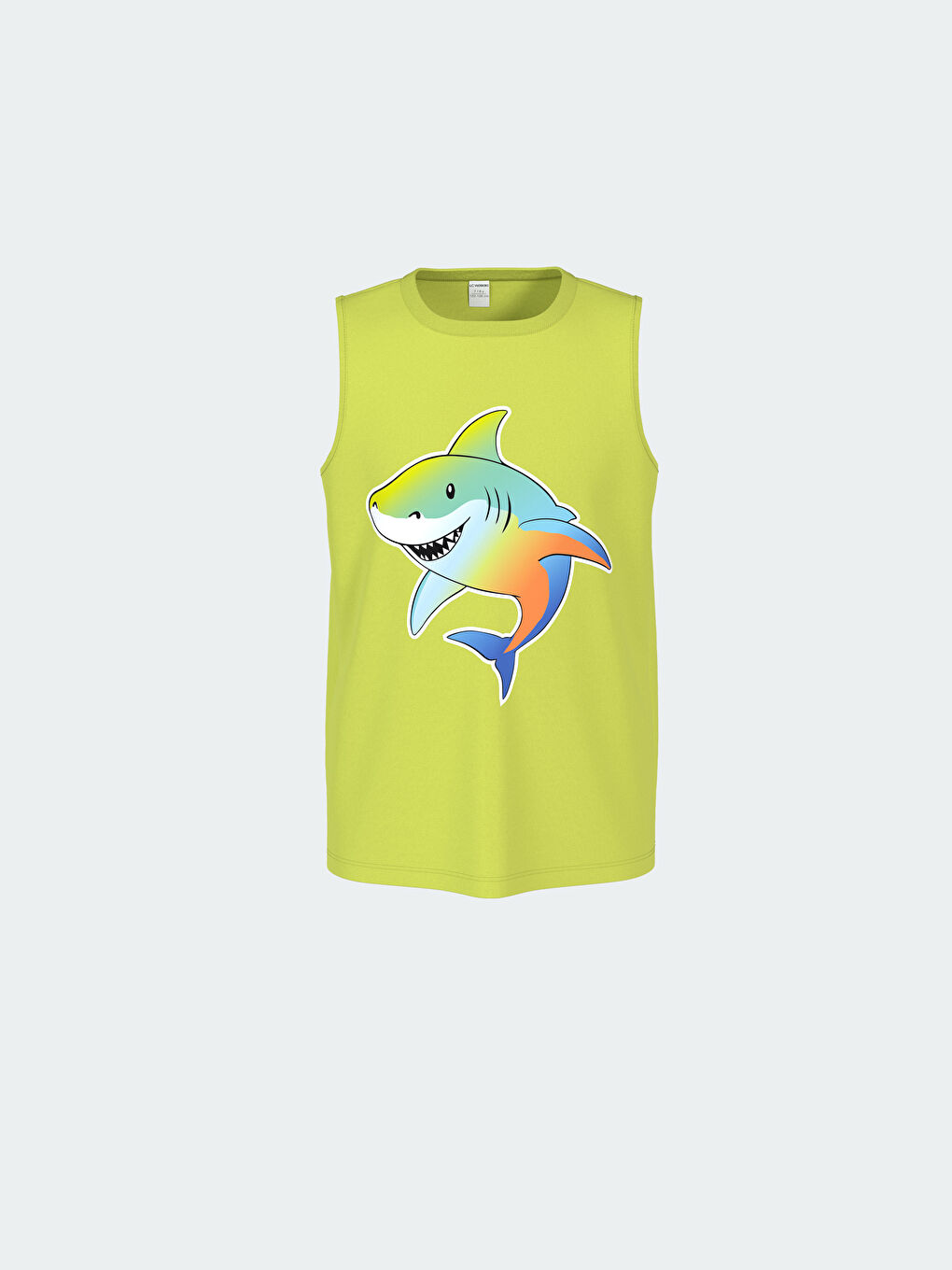 Yeşil Bisiklet Yaka Erkek Çocuk Atlet