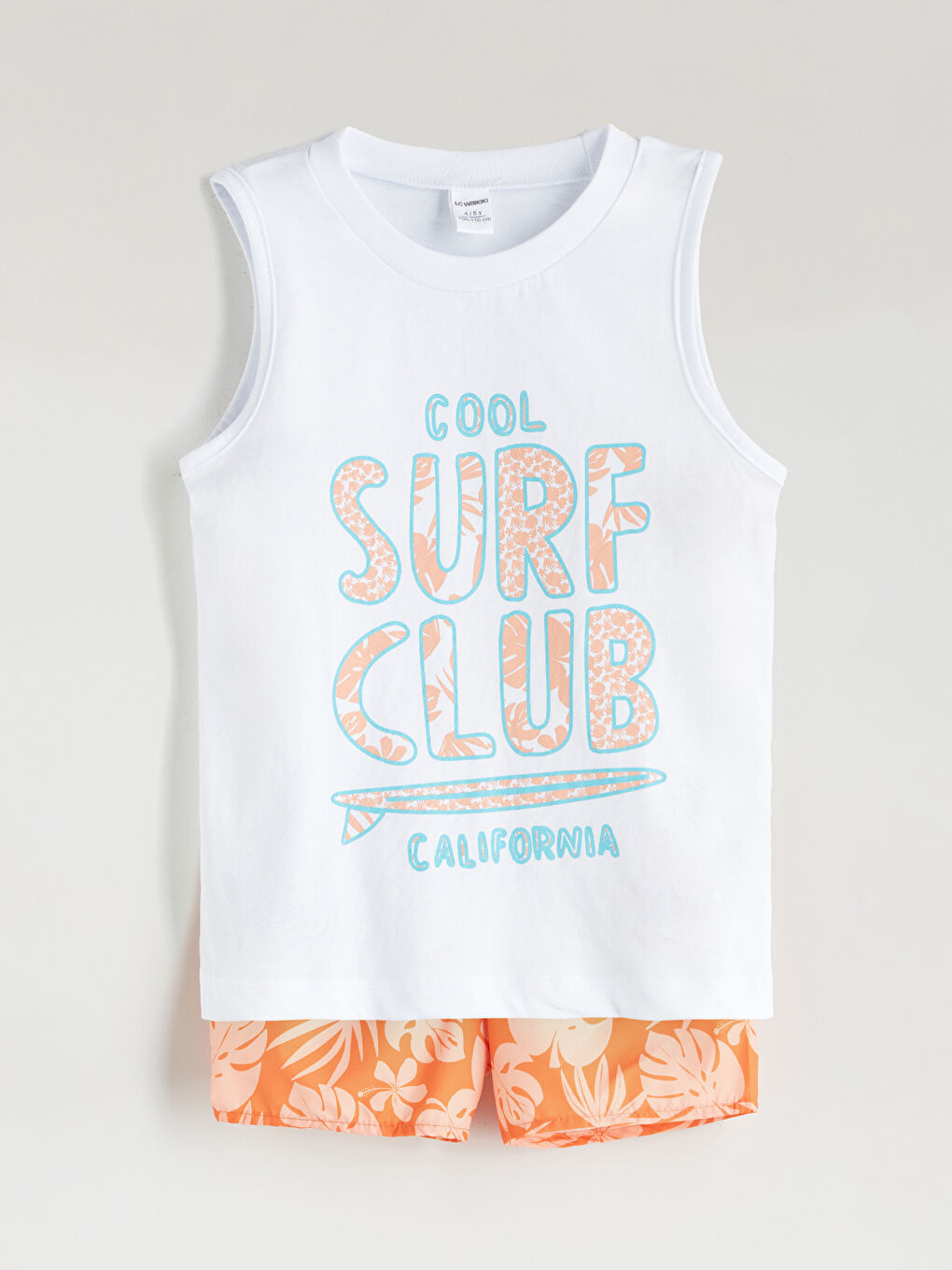 LC WAIKIKI Printed Boys' Swimming T-Shirt and Shorts 2 Pack -S5ER71Z1-Q6K