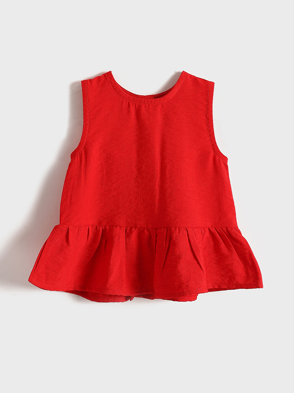 Crew Neck Sleeveless Baby Girls' Shirt -S5ER74Z1-GZX