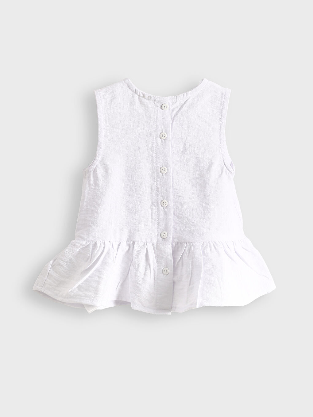 Crew Neck Sleeveless Baby Girls' Shirt -S5ER74Z1-JYX