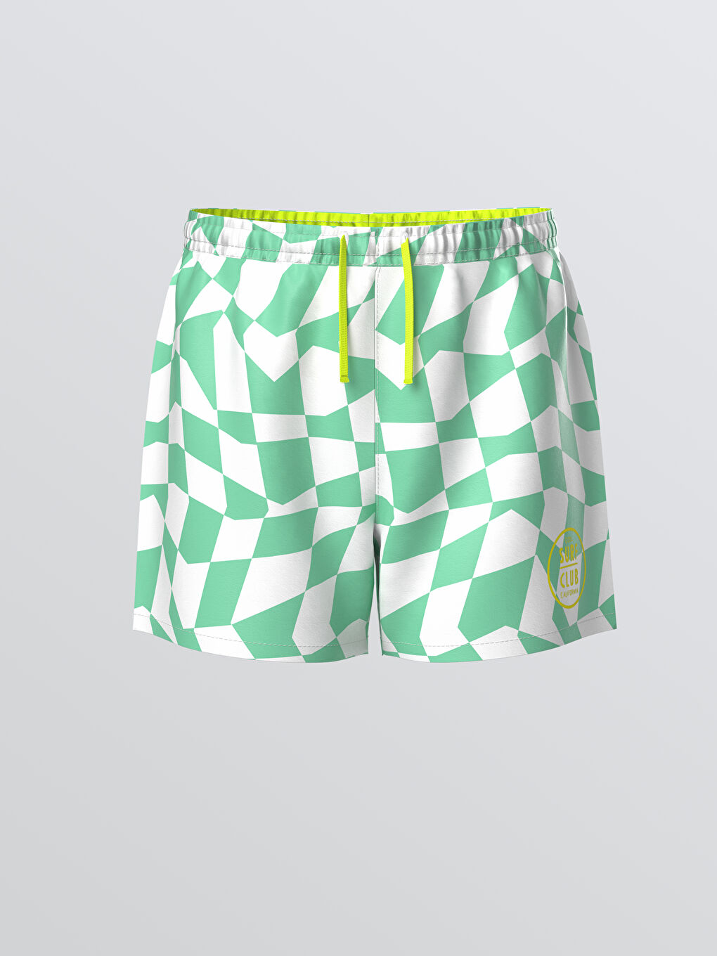 Elastic Waist Printed Boy’S Swim Shorts -S5ER80Z1-LU2