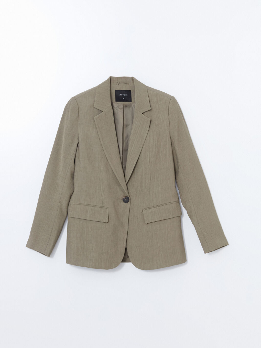 Textured Women's Blazer Jacket -S5ES05Z8-K0F