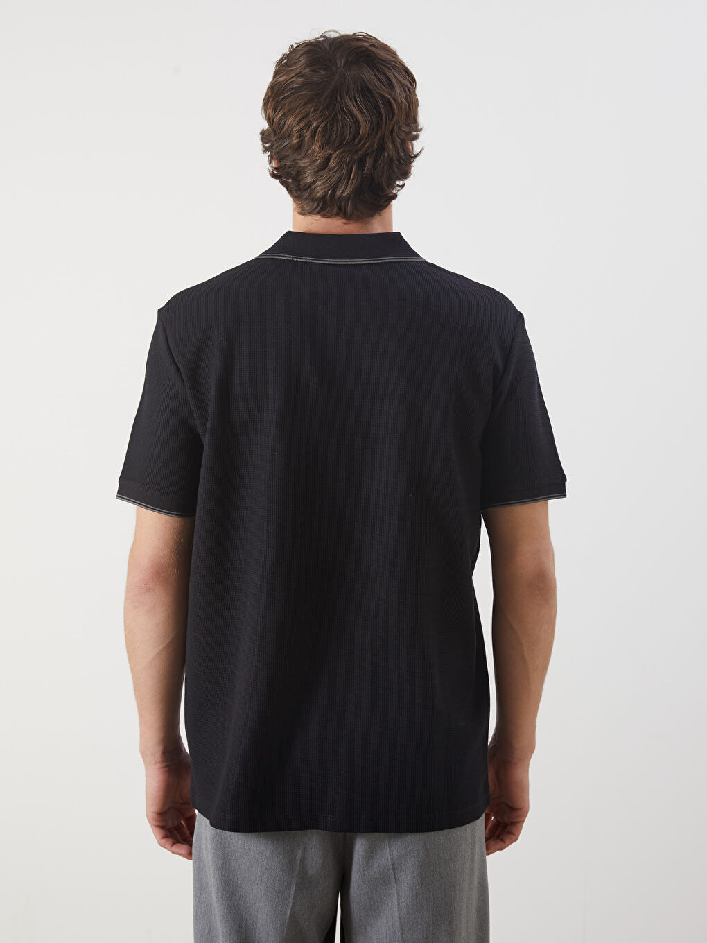 LCW Vision Polo Neck Short Sleeve Men's T-Shirt -S5ES31Z8-CVL