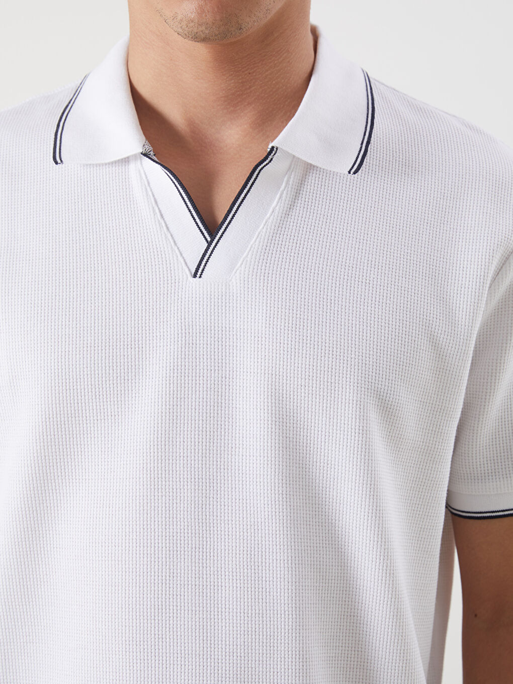 LCW Vision Polo Neck Short Sleeve Men's T-Shirt -S5ES31Z8-Q6K