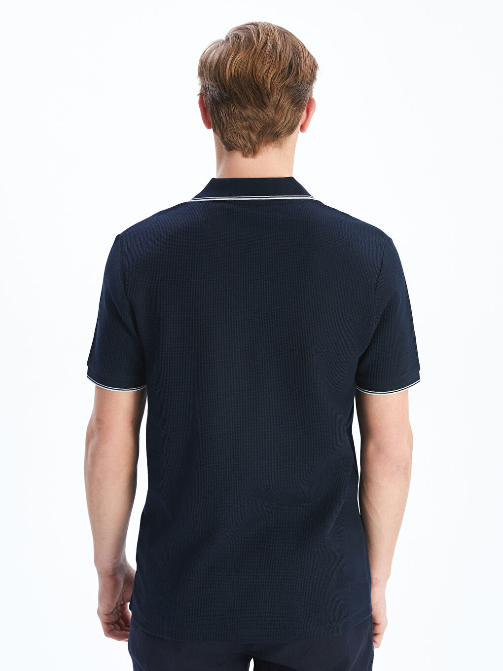 LCW Vision Polo Neck Short Sleeve Men's T-Shirt -S5ES31Z8-RFH