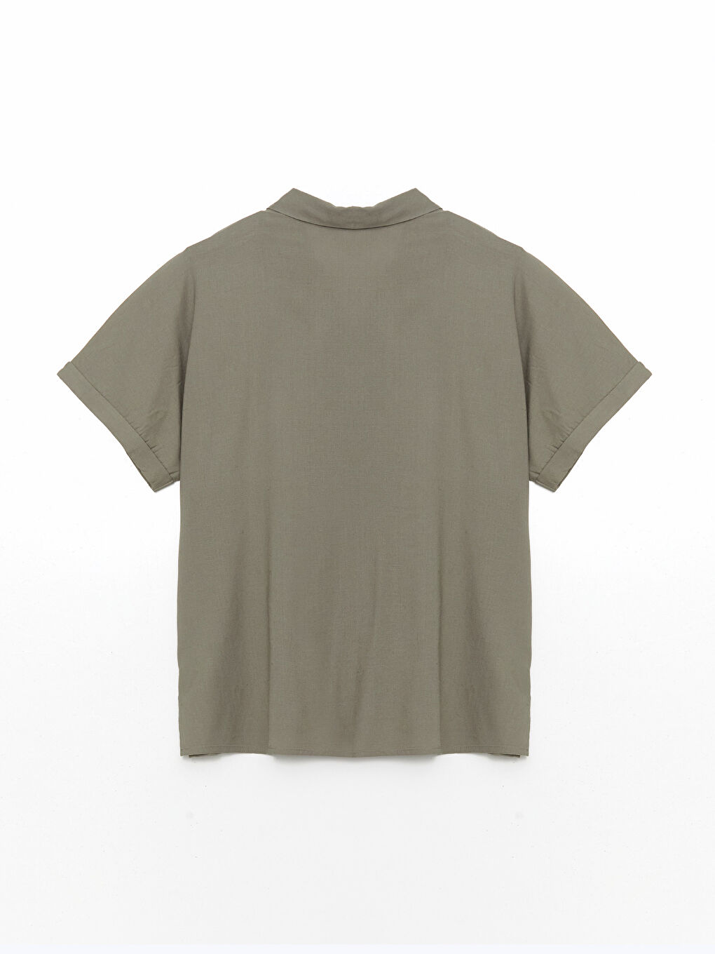 Linen Blend Women's Shirt -S5ES32Z8-GNZ