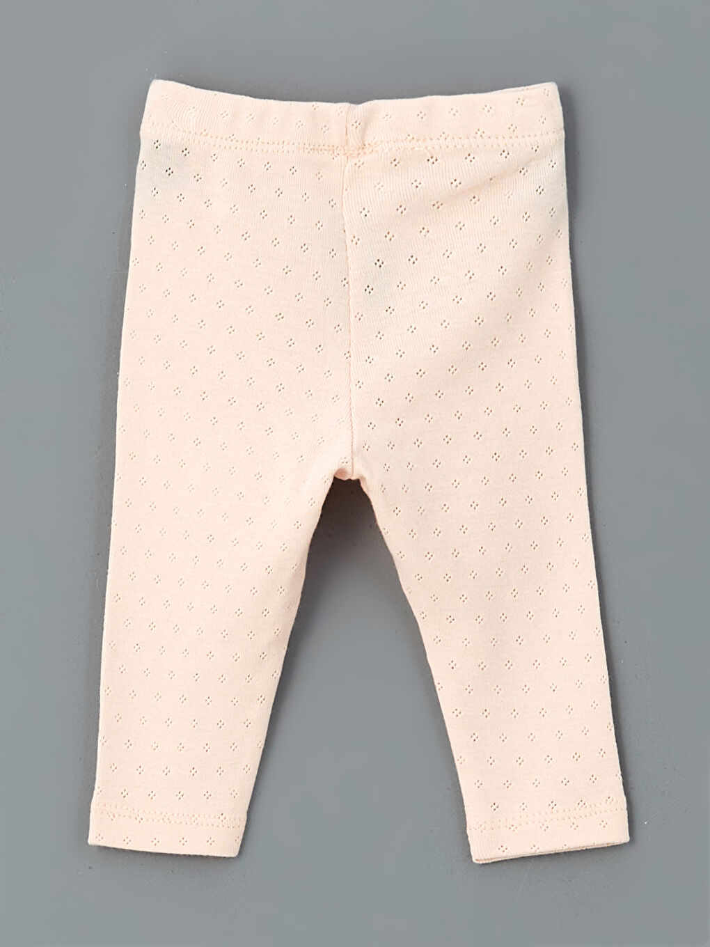 Pembe Ajurlu Kız Bebek Tayt-1