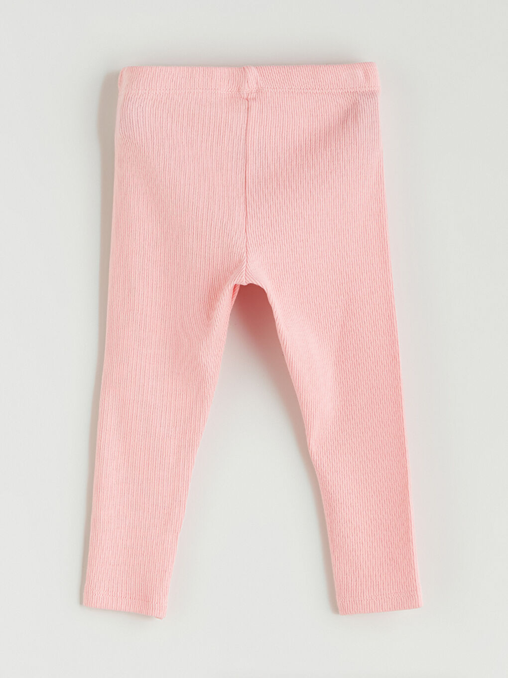 Pembe Beli Lastikli Kız Bebek Tayt-1